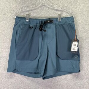 Roark Shorts Mens Small Blue Happy Camper Costa Quick Dry Stretch Outdoor Hiking